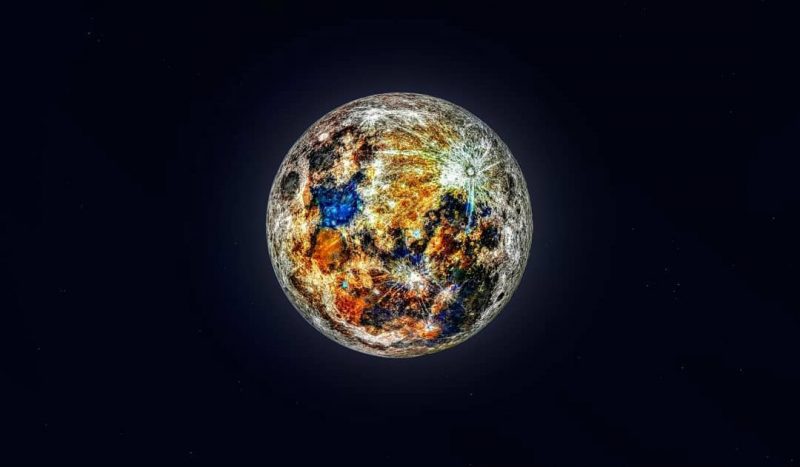 La impresionante fotografía que reveló los colores de la Luna