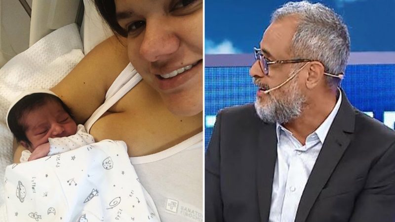 Un Jorge Rial muy emocionado mostró fotos de su nieto, Francesco: “Tiene la boca y la nariz de Morena y mis manos”