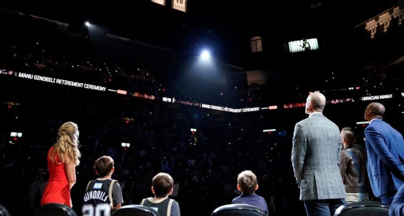 Ginóbili vivió una despedida inolvidable