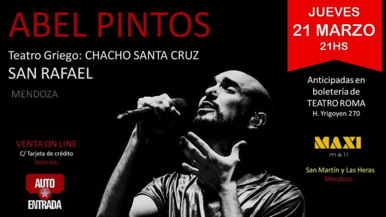 Personas con discapacidad, cómo inscribirse para el recital de Abel Pintos