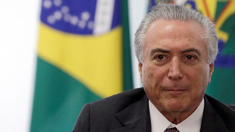La detención de Temer duró solo cinco días