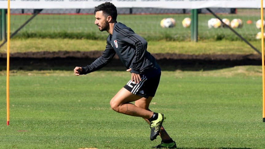 Malas noticias para River: se desgarró Scocco