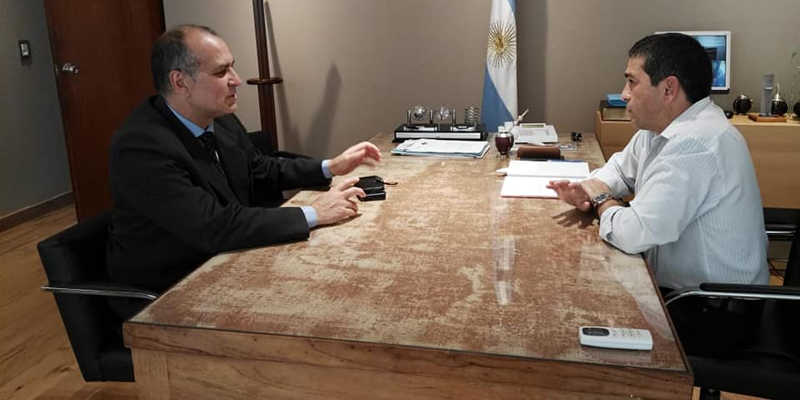 El Jefe de la Policía Provincial estuvo en Alvear