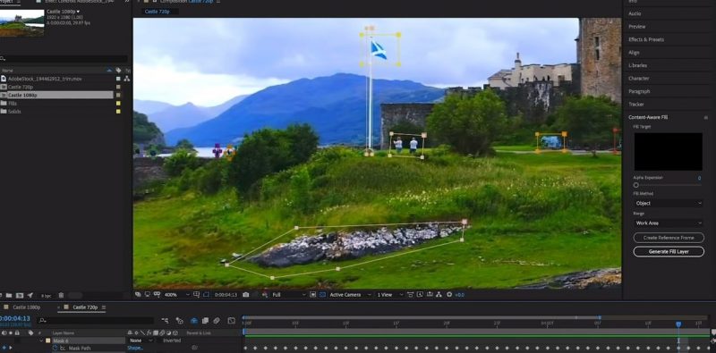 Una nueva tecnología de Adobe permite borrar automáticamente objetos en los videos