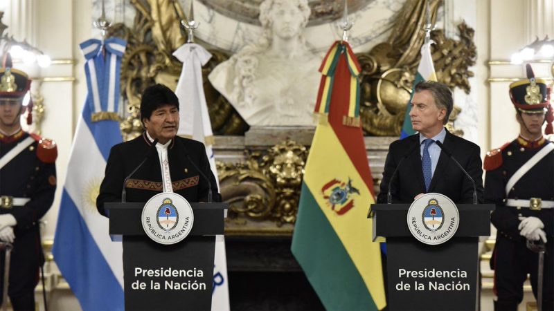 Mauricio Macri y Evo Morales decidieron relanzar las relaciones de Argentina y Bolivia pese a las fuertes diferencias