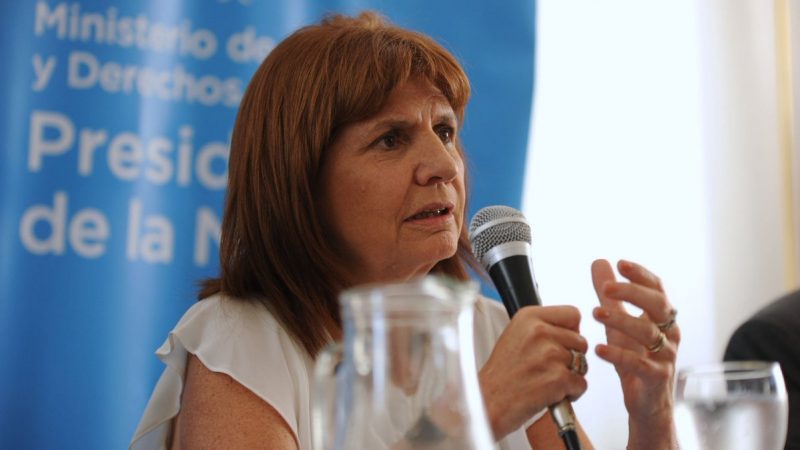 Patricia Bullrich: “Van a volver la inseguridad y el narcotráfico que andaban en la Argentina”