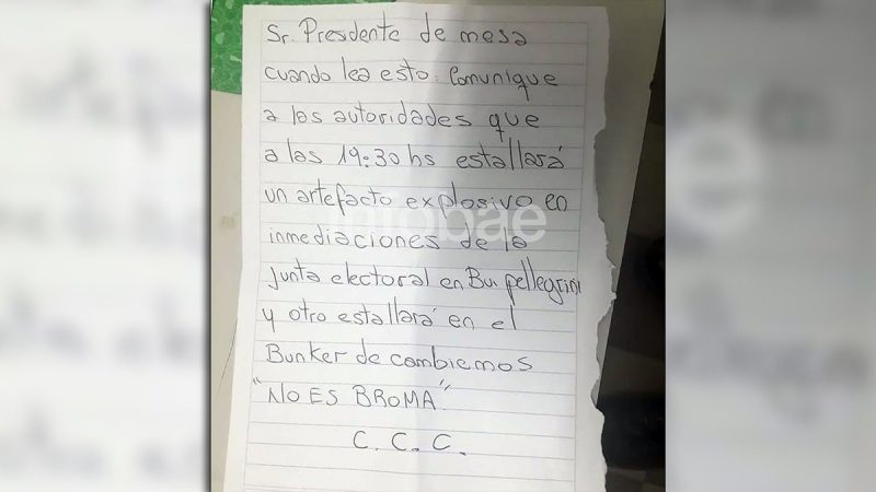 Desalojaron el búnker de Cambiemos en Santa Fe por una amenaza de bomba