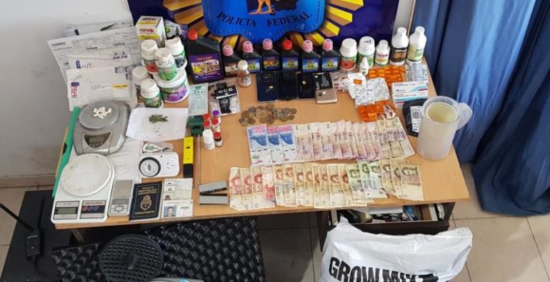 Gran operativo por drogas en San Rafael con un detenido