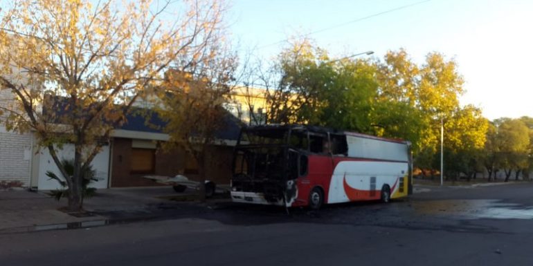 Incendiaron la casilla de los hermanos Antolín