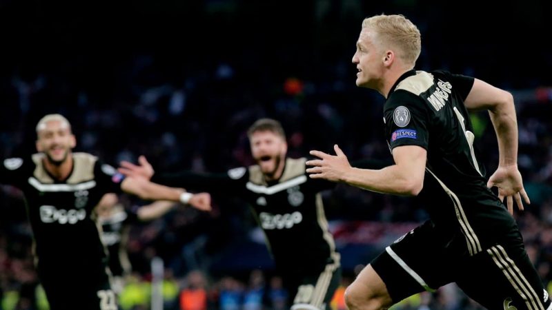 Ajax venció a Tottenham en la primera semifinal