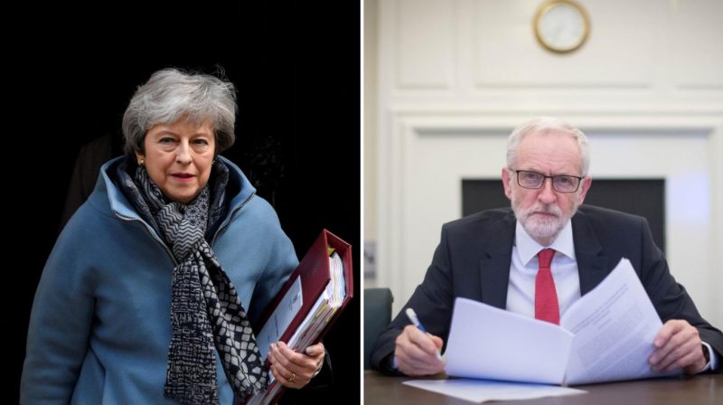 Acorralada, Theresa May se juntó con el líder de la oposición para desbloquear el Brexit