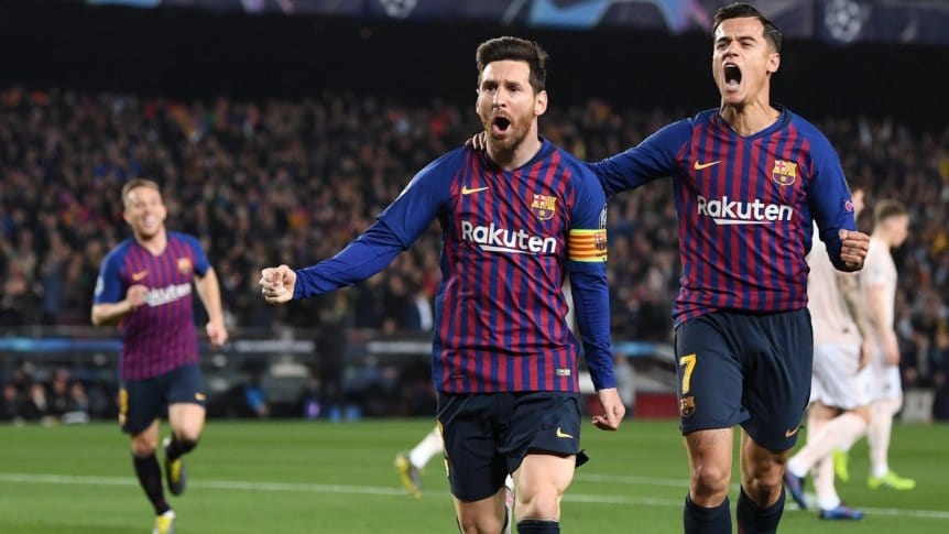 Con un doblete de Messi, Barcelona se metió en semifinales de la Champions League