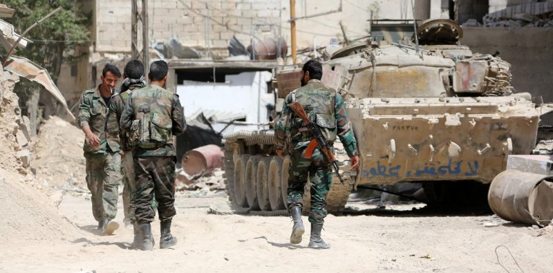 Milicias residuales del ISIS atacaron y mataron a 60 soldados sirios