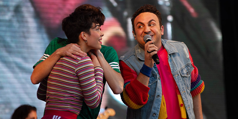 Topa y un show de lujo en la Fiesta de la Ganadería