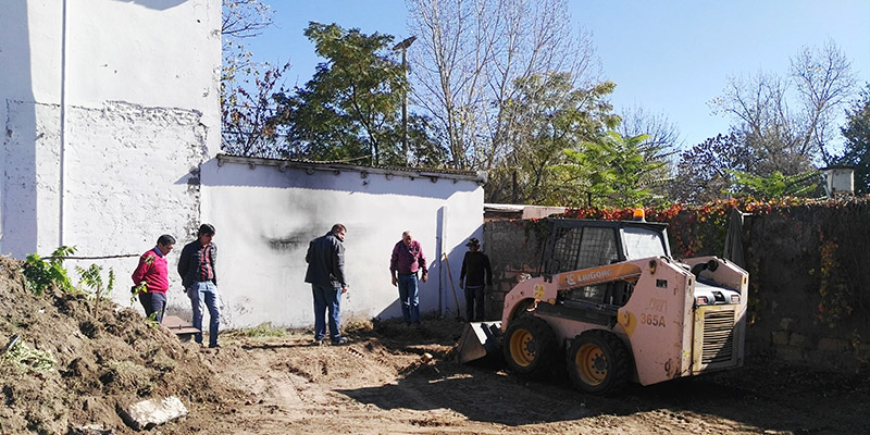 Comenzaron las obras en el barrio San Carlos