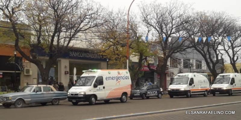 Falleció una persona en el Banco Patagonia de San Rafael