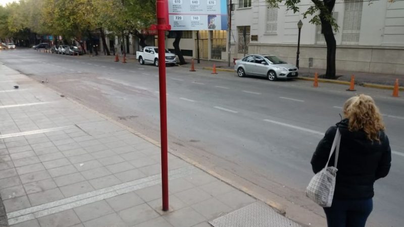 Transporte es el área más afectada en Mendoza por el paro general
