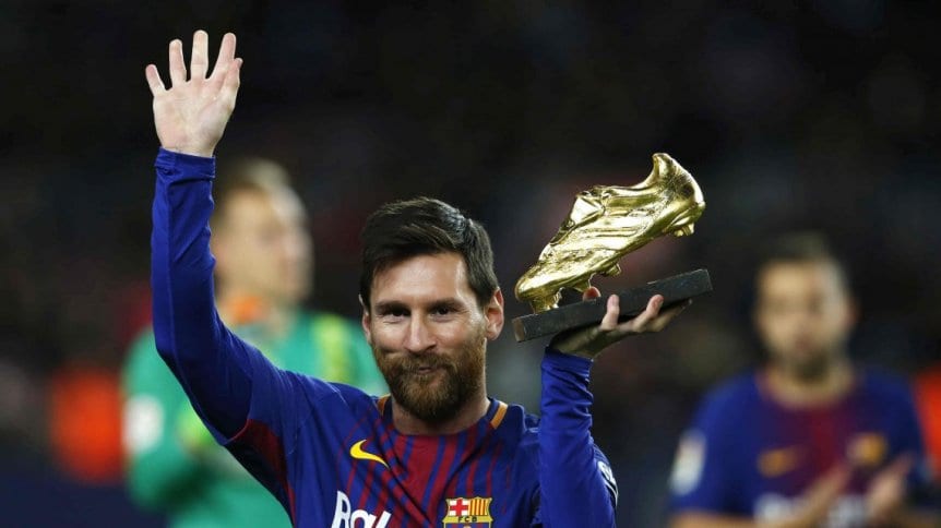 Messi ganó su sexto Botín de Oro y superó a Di Stéfano