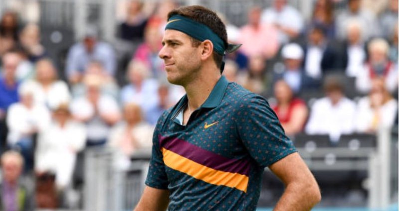 Juan Martín Del Potro sufrió una nueva fractura en su rodilla derecha y será operado