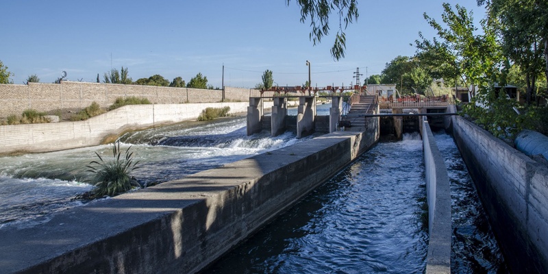 La corta de agua está en marcha