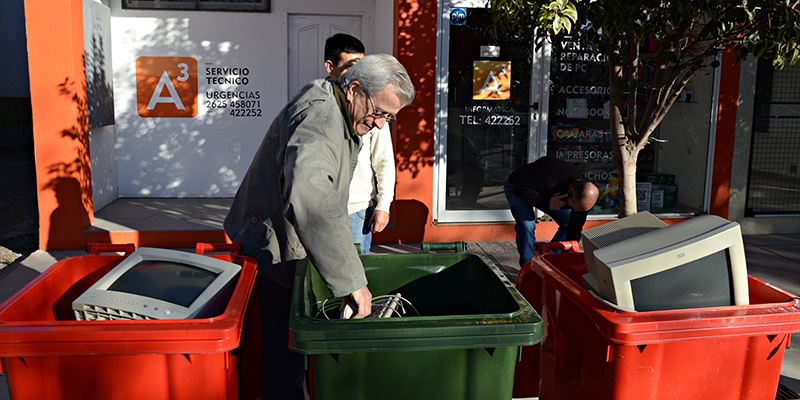 Habilitan depósitos para arrojar elementos electrónicos en desuso