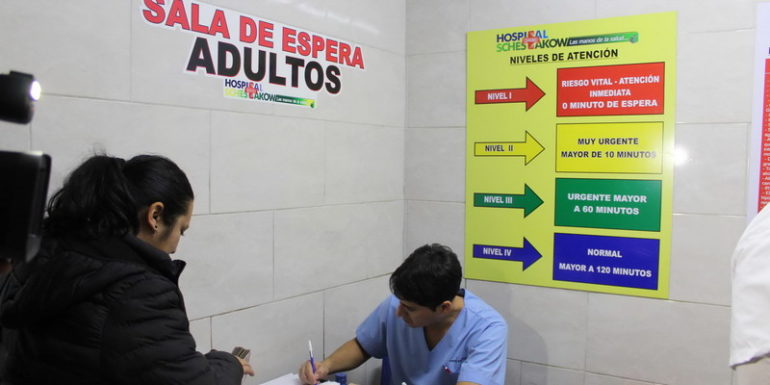 Hospital Schestakow: sistema de atención para priorizar los casos de urgencia