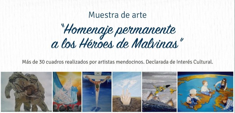 Inició la muestra de arte “Homenaje Permanente a los Héroes de Malvinas”