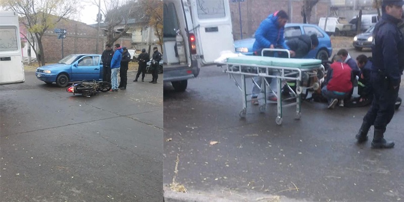 Nuevo accidente de tránsito en el casco céntrico.