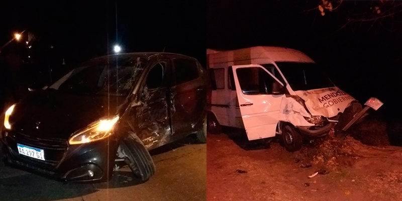 Fuerte accidente en zona de La Olla.