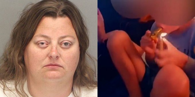 Una mujer fue arrestada en EEUU por darle marihuana a sus hijos pequeños