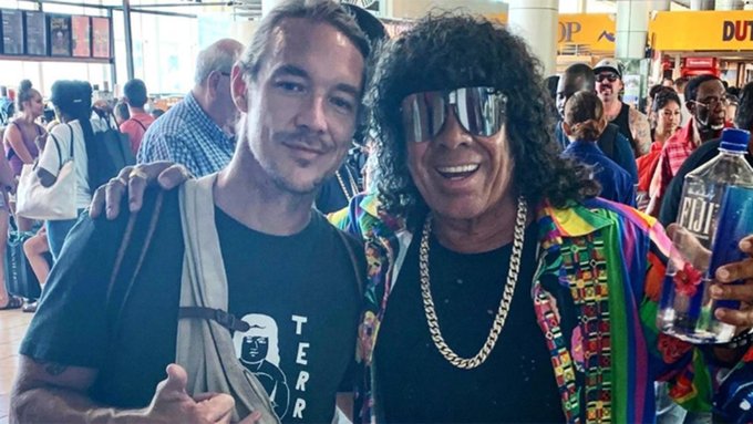Diplo, el DJ de fama mundial que le pidió una foto a la Mona Jiménez