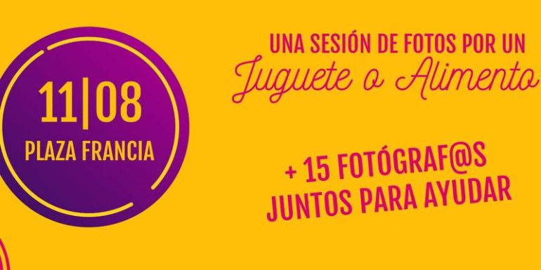 Realizarán sesiones de fotos a cambio de un juguete en San Rafael