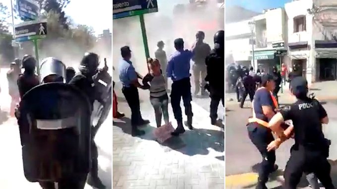 Una mujer se prendió fuego frente a los tribunales de Catamarca para pedir que liberen a su hijo condenado por narco