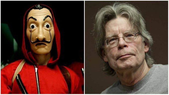 “La Casa de Papel”: Stephen King habló sobre la tercera temporada de la serie