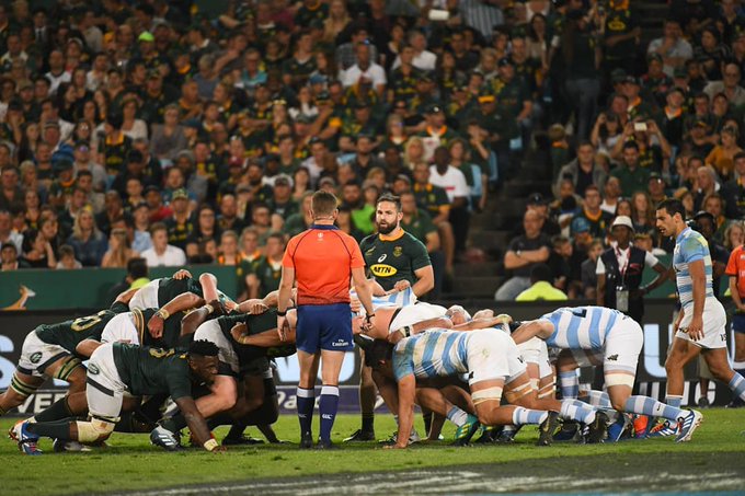 Los Pumas sufrieron una ajustada derrota ante los Springboks en Sudáfrica