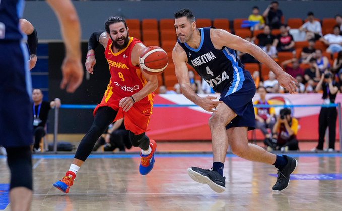 Argentina no pudo con España en la previa del Mundial
