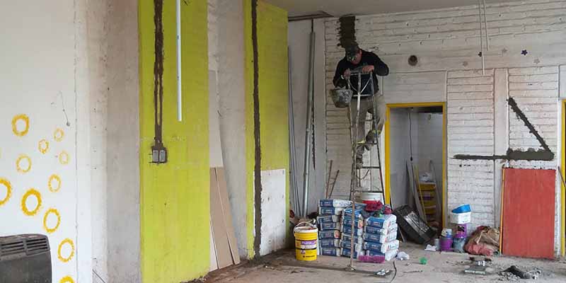 Avanzan las obras en Alvear Oeste