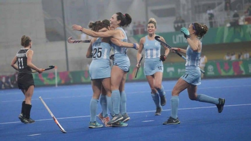 Medalla dorada y pasaje a Tokio para Las Leonas