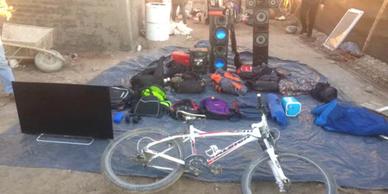 La policía recuperó parte del robo a la delegación de hockey de Amancay en San Rafael