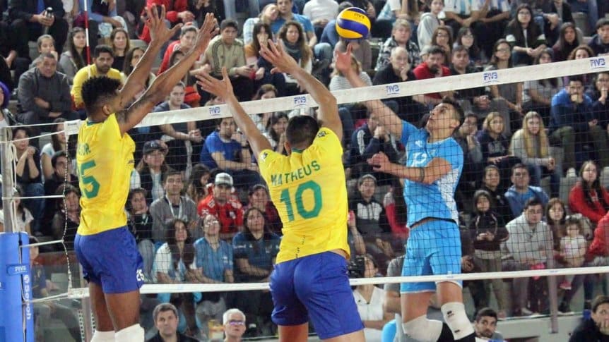 Voley: Argentina cayó en el segundo amistoso con Brasil