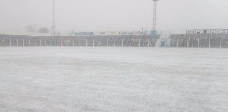 Mirá como está la cancha donde se juega la Copa Argentina