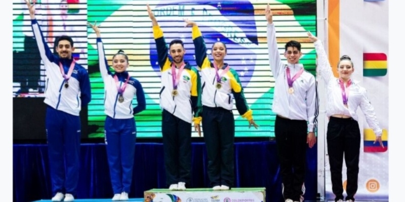 Dos mendocinos con medalla en el Sudamericano de gimnasia aeróbica
