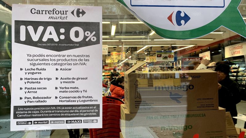 Termina la rebaja del IVA para los alimentos y solo se mantendrá para los planes sociales