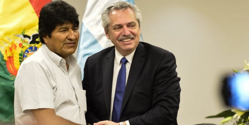 Alberto Fernández se reunió con Evo Morales en Bolivia