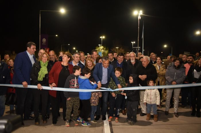Cornejo inauguró la nueva conexión vial Acceso Sur-Ruta Panamericana