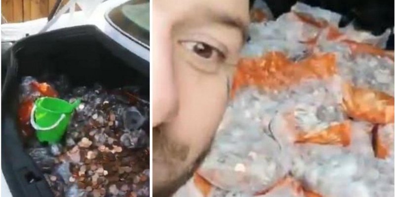 Le hicieron una multa millonaria y la pagó con monedas para vengarse de la Policía
