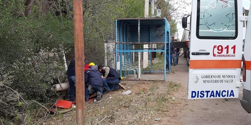 Dos operarios se accidentaron mientras trabajaban