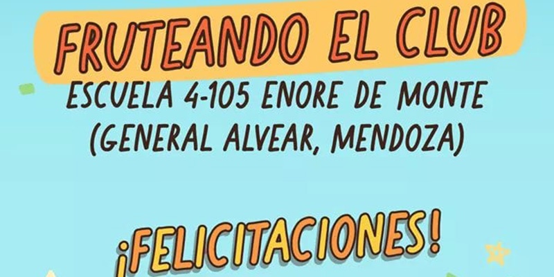 Frutea tu Escuela, la Enore de Monte ganadora del concurso