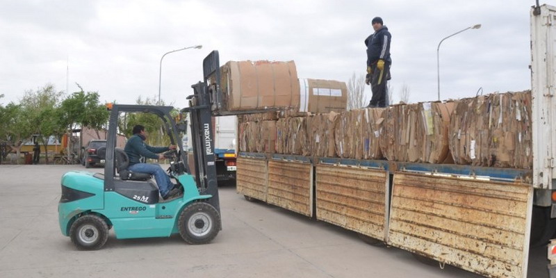 Nueva carga de racuperadores urbanos en Malargüe