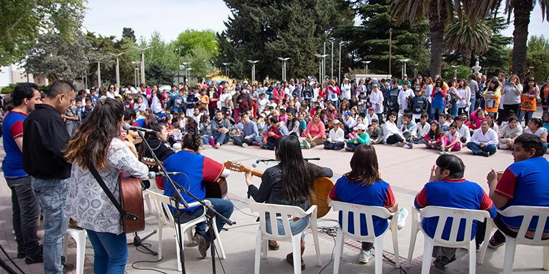 Se realizaron actividades con alumnos por un Alvear inclusivo